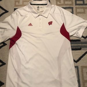 Wisconsin Adidas Polo